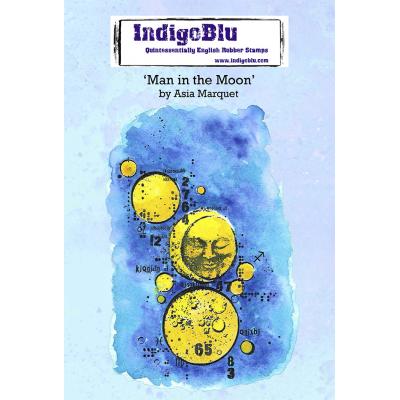 IndigoBlu Rubber Stamps - Man In The Moon